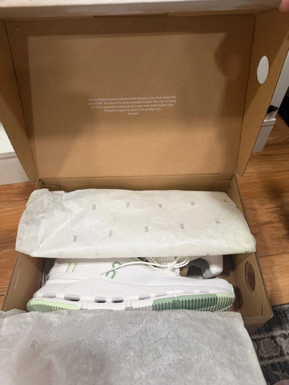ON Cloudnova 2 White/Sage Women’s 9.5 - Picture 10 of 12